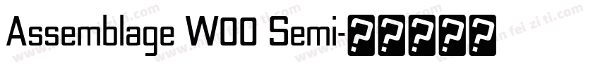 Assemblage W00 Semi字体转换